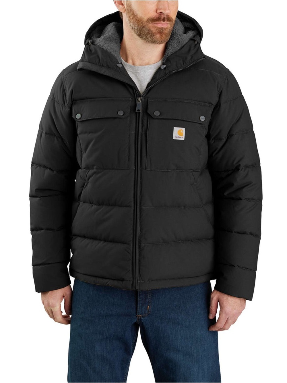Carhartt Men’s Black Montana Loose Fit Insulated Jacket